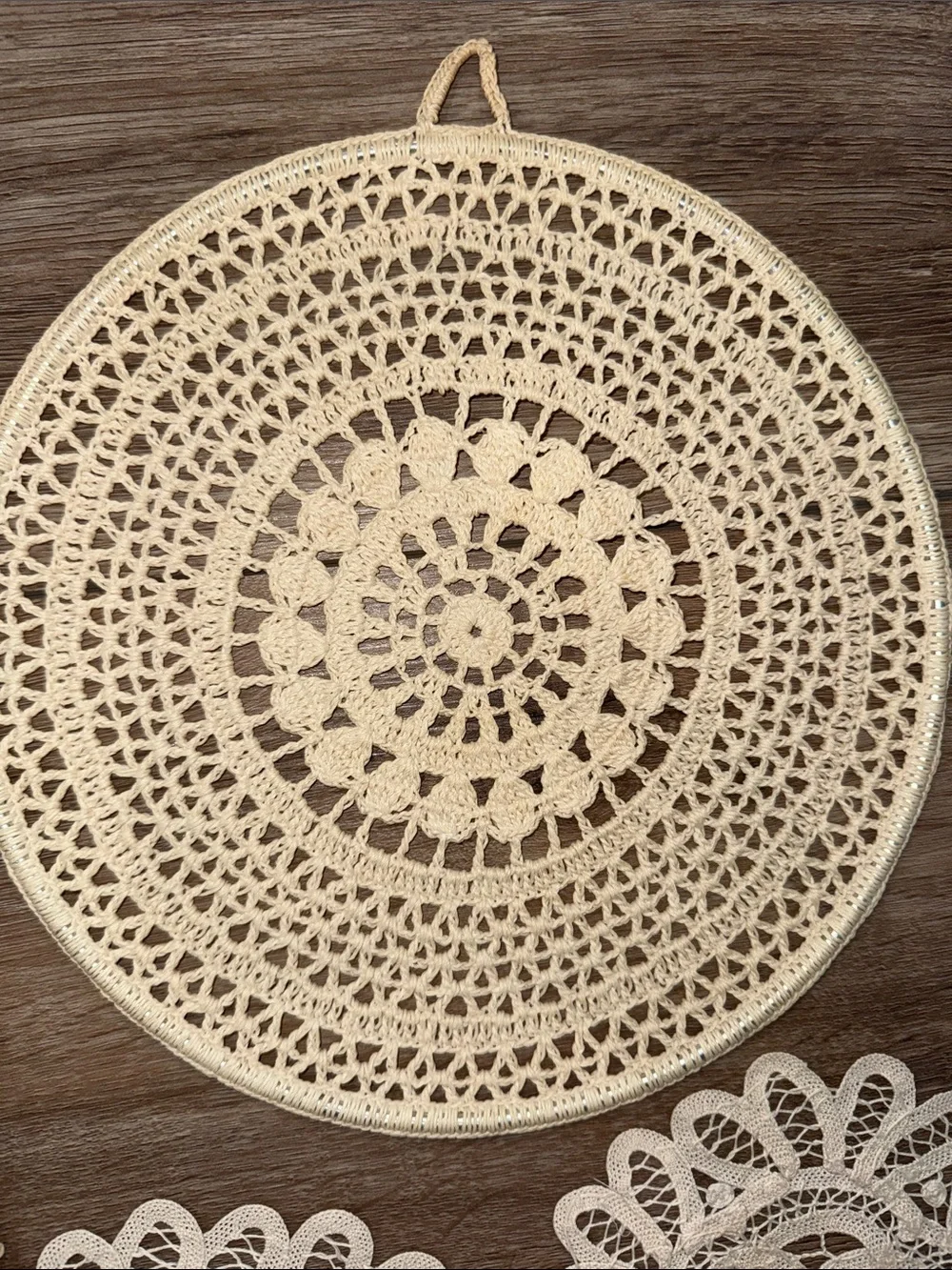 Vintage Lace Handmade Crochet Doilies Set